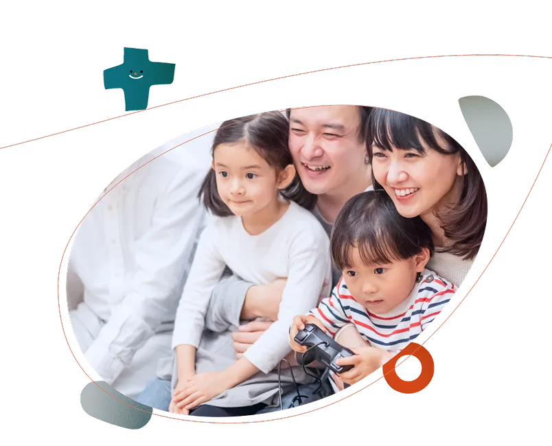 介護福祉とエンタテインメントの融合を表現したメインビジュアル（モバイル版）